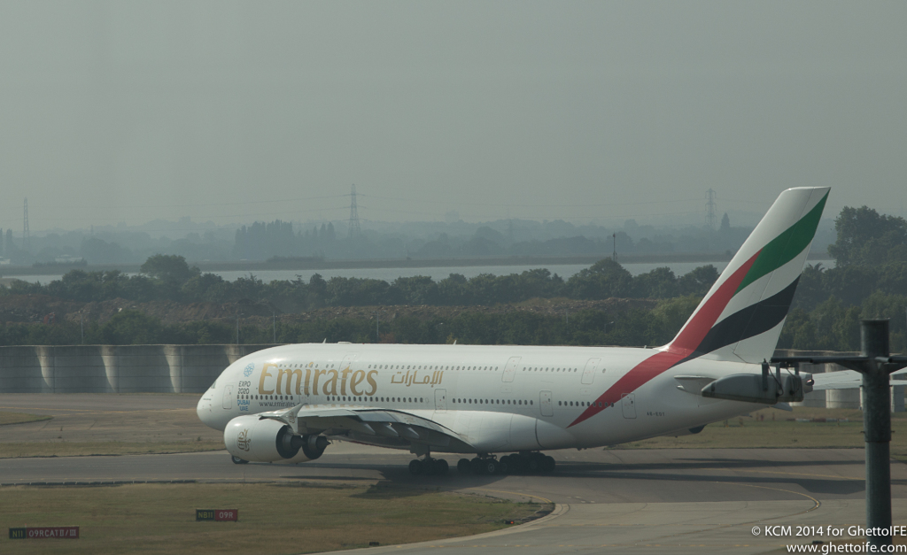 Emirates Airbus A380 - Image GhettoIFE