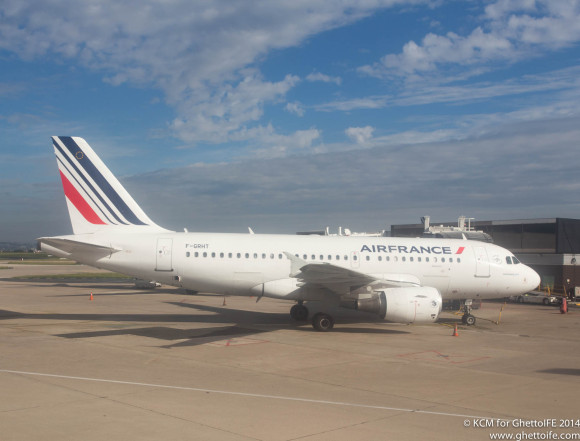 Airplane Art - Air France Airbus A319 at Orly, Image GhettoIFE 2014