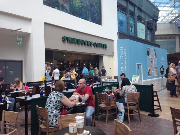 Starbuck Kisok, Birmingham Bullring, Image GhettoIFE