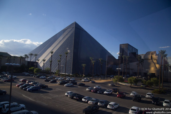 The Luxor from the outside