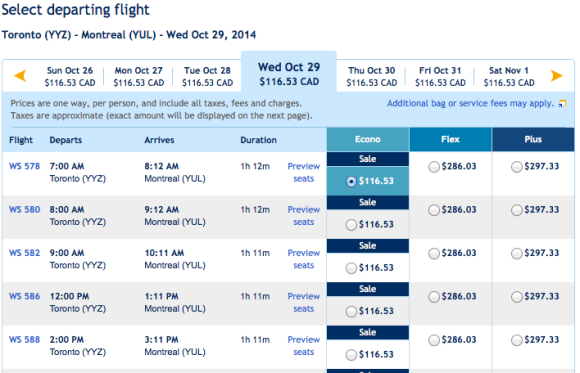 westjet delayed baggage $100