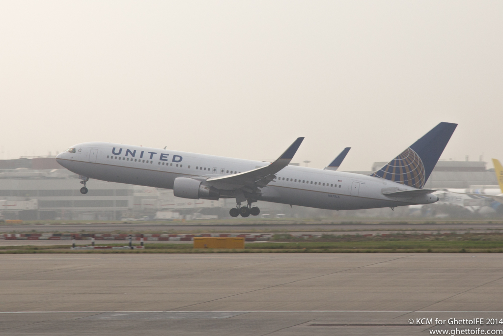 United Airlines Boeing 767-300ER with Winglets, Image KCM/GhettoIFE.com 2014
