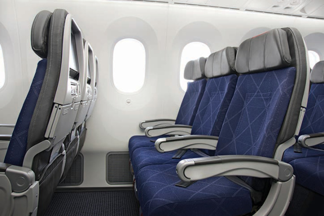 American airlines 787 main cabin interior