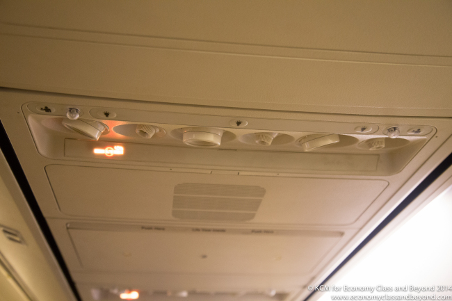 Ryanair overhead panel