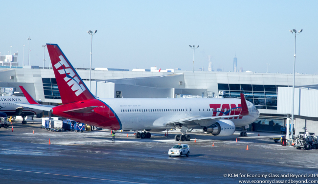 TAM Airlines Boeing 767-300ER at New York JFK - Image, Economy Class and Beyond