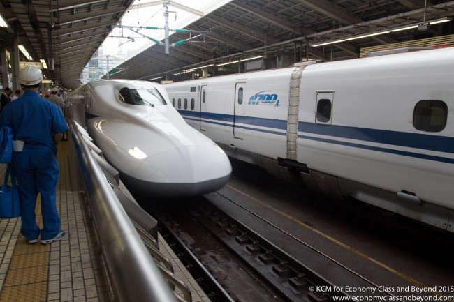 N700A Shinkansen Arriving at Tokyo Station 