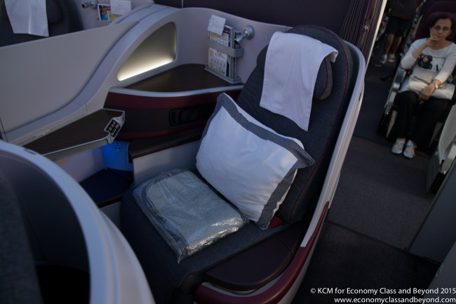 Qatar Airways A350 Business Seat