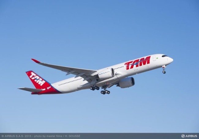 TAM Airbus A350 first flight - Image, Airbus