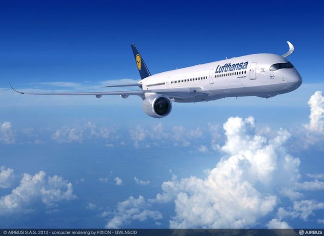 Lufthansa Airbus A350 - Rendering, Airbus