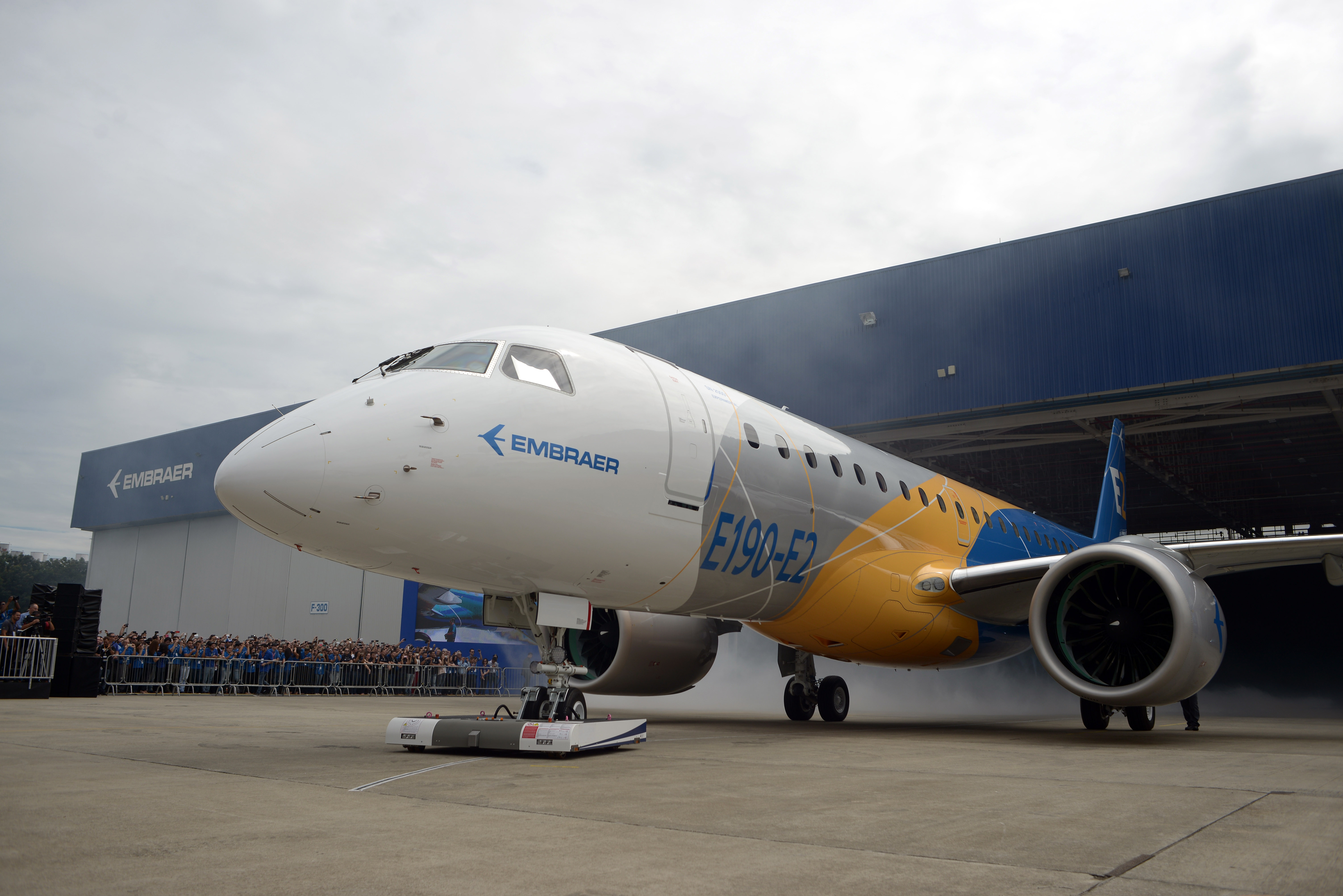 Embraer Rolls Out Its First E2 E Jet Economy Class Beyond