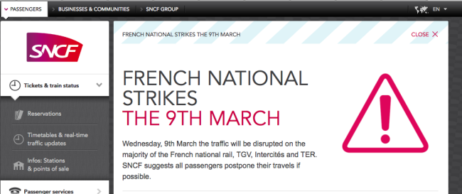 SNCF Strike