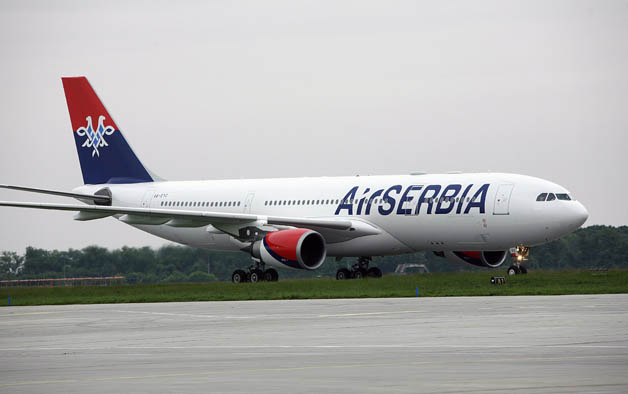 Air Serbia Airbus A330 arriving at Belgrade - Image, Air Serbia.