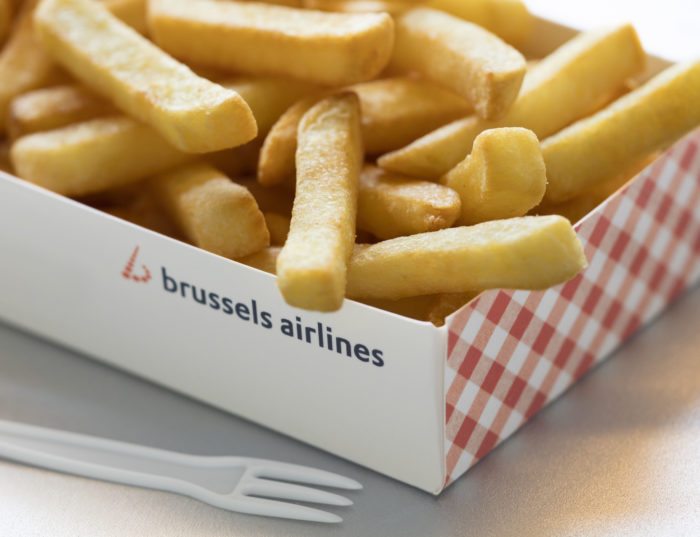 Brussels Airlines Frites in a Pack - Image, Brussels Airlines