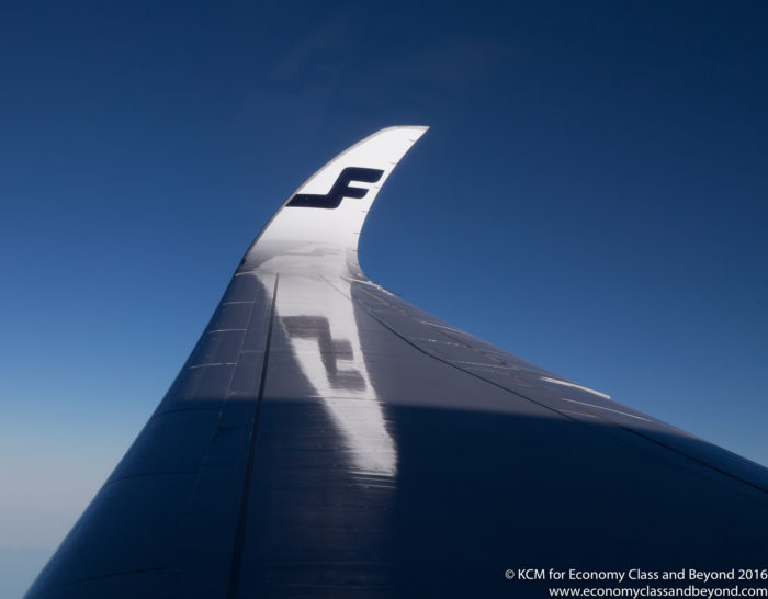 Finnair Airbus A350 wingtip - Image, Economy Class and Beyond
