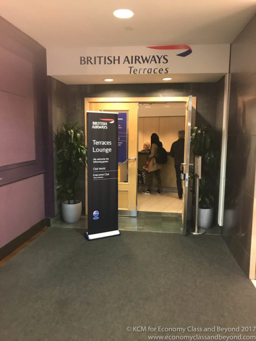 British Airways Terraces Lounge T5