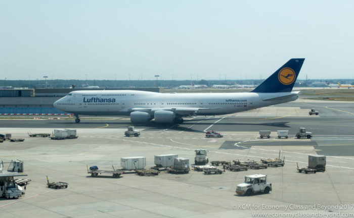 Lufthansa Boeing 747-8i taxing at Frankfurt Airport - Image, Economy Class and Beyond