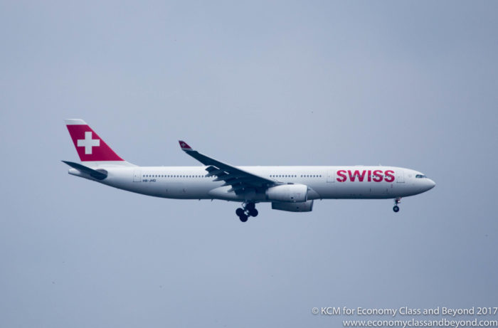 Swiss International Airlines Airbus A330-300 arriving at Chicago O'Hare International - Image, Economy Class and Beyond