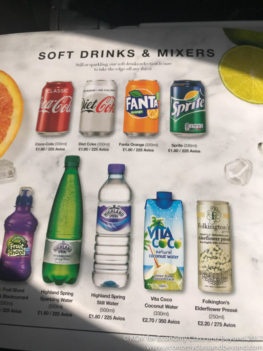 a poster of a variety of beverages
