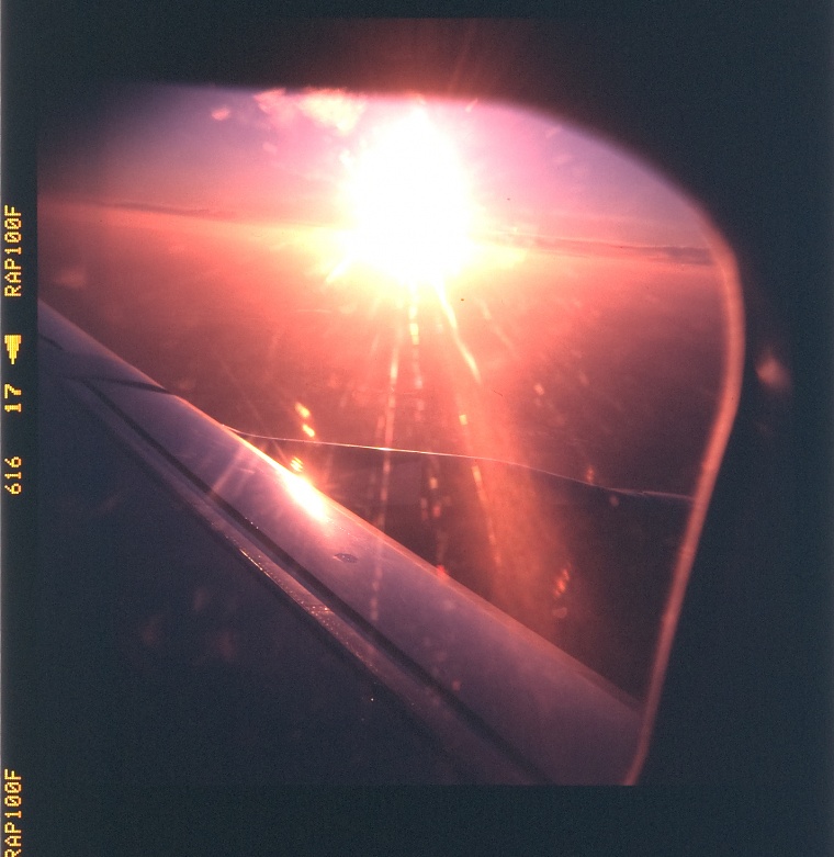 Transatlantic sunrise - Fujifilm Astia