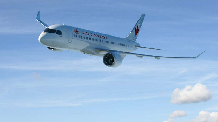 Air Canada Bombardier CSeries 300 - Image Bombardier to be fitted with gogo 2ku