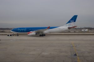 British Midland BMI Airbus A330-200 at Chicago O'Hare