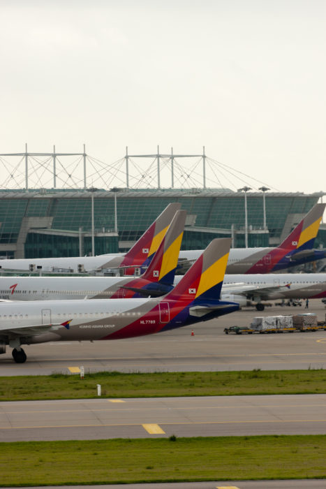 Asiana Airlines Tails