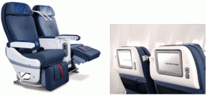 a close-up of a seat