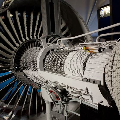 a close-up of a jet engine