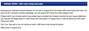a screenshot of a flight miles