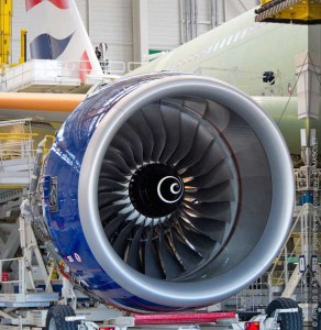 a jet engine on a trailer