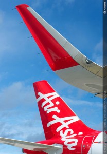 the tail of an airplane