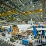 American Airlines Boeing 787 in assembly - Image, American Airlines via Facebook