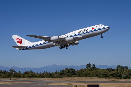 747-8I BEJ #1499-RC066 Air China Boeing 747-8I, Image - The Boeing Company