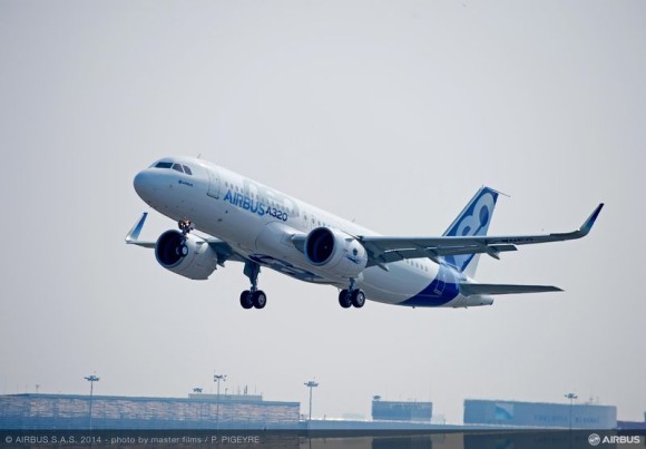 Airbus A320neo first flight