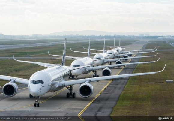 Airbus A350 Lineup - Image, Airbus 