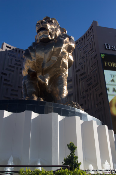 Leo the Lion at the MGM Grand