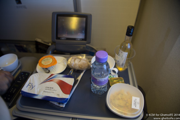 British Airways 295 food 