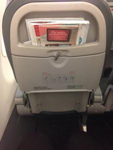 Aer Lingus A320 Exit row seat