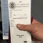 US Automated Passport Clearance Recpeit