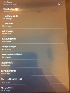 Mostly Non-offensive Wifi Hotspot names