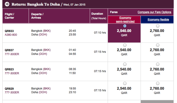 Qatar Bangkok to Doha A380 operations_BangkoktoDoha_A380