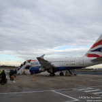 British Airways Airbus A318 at London City Airport