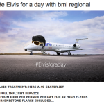 BMI Regional's Elvis for a Day promo