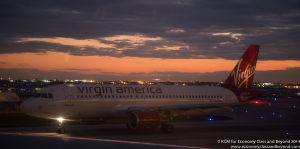 Virgin America Airbus A320 taxing at Chicago O'Hare International - Image, Economy Class and Beyond