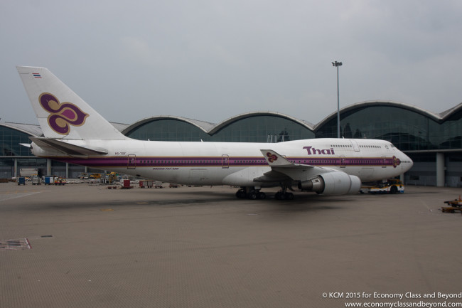 Thai Airways Boeing 747-400, Image - Economy Class and Beyond