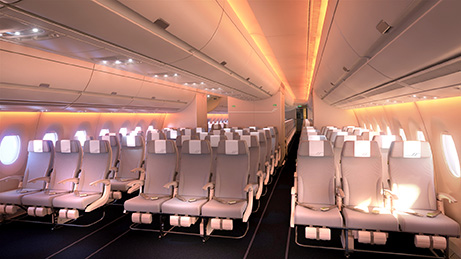 Finnair A350XWB Economy Class Cabin
