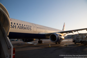 BA A321 on the ground