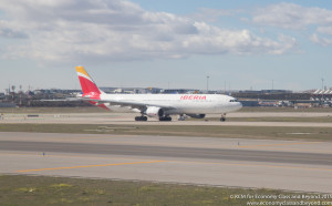 Iberia Airbus A330-300 at Madrid Airport - Image, Economy Class and Beyond