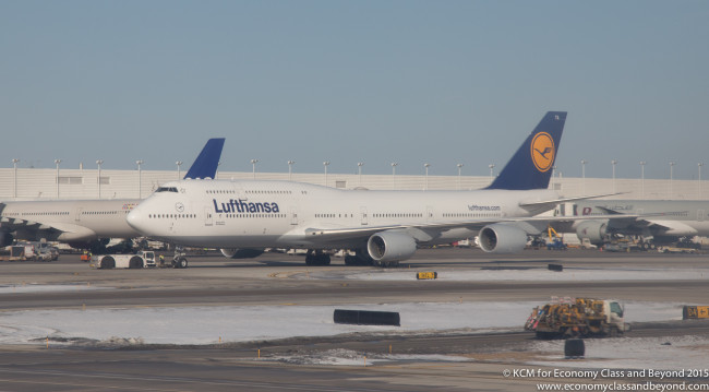 Lufthansa Boeing 747-8i at Chicago O'Hare - Image, Economy Class and Beyond