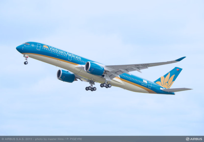 Vietnam Airlines A350-900 First flight - Image, Airbus